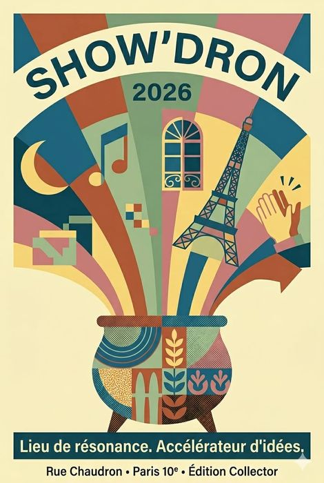 Affiche Show'dron 2026 — Lieu de résonance, accélérateur d'idées